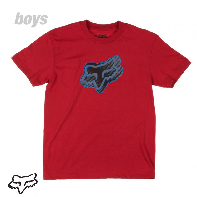 Boys Fox Syndicate T-Shirt - Red