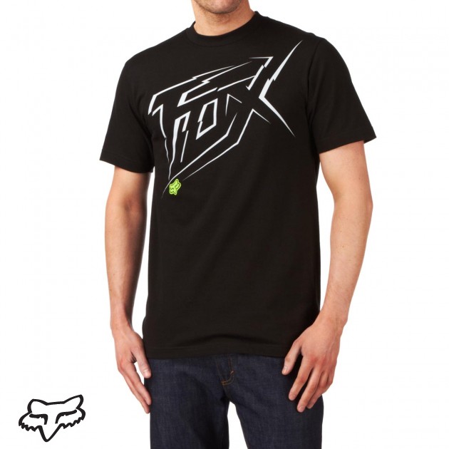 Mens Fox Buzzo T-Shirt - Black