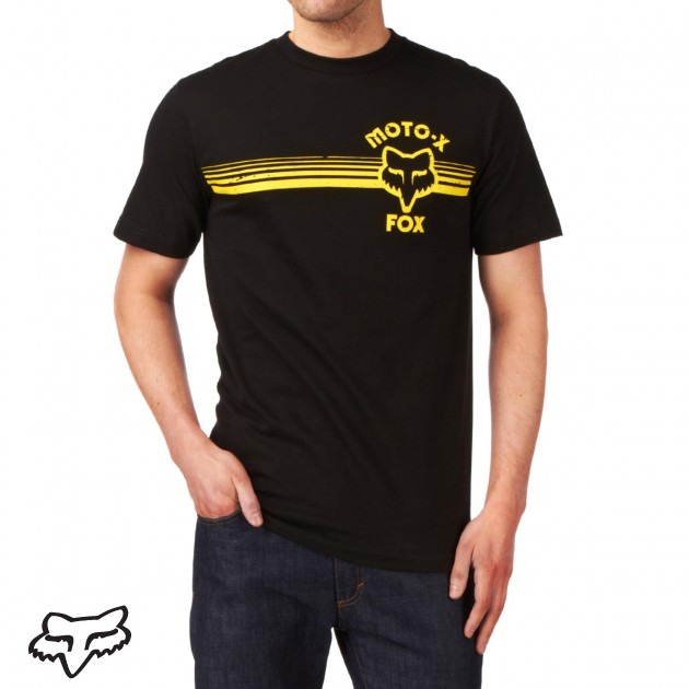 Mens Fox Liberty T-Shirt - Black