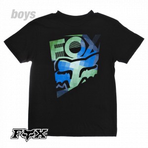 T-Shirts - Fox Spliced T-Shirt - Black
