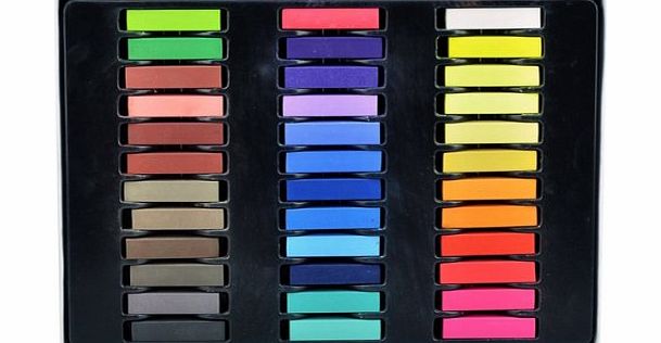 Foxnovo 36 Colors DIY Painting Non-toxic Temporary Pastel Hair Color Dye Chalks