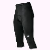 Jeantex Bologna 3/4 Lycra Cycle Shorts, Black Small