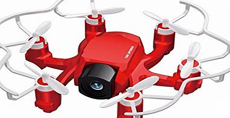 FQ 77-126C RC Quadcopter Mini Spider Drone HD Camera 3D Roll One Key to Return Dual Mode 4CH 6Axis Gyro RC Hexacopter with a Makibes Card Reader
