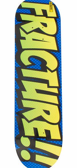 Fracture Comic OG Blue Skateboard Deck - 7.75 inch