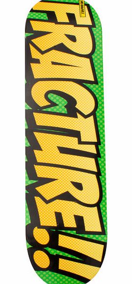 Fracture Comic OG Green Skateboard Deck - 7.5 inch