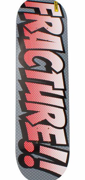 Fracture Comic OG Grey Skateboard Deck - 8 inch