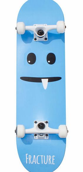 Fracture Lil Monsters Blue Skateboard - 7.5 inch