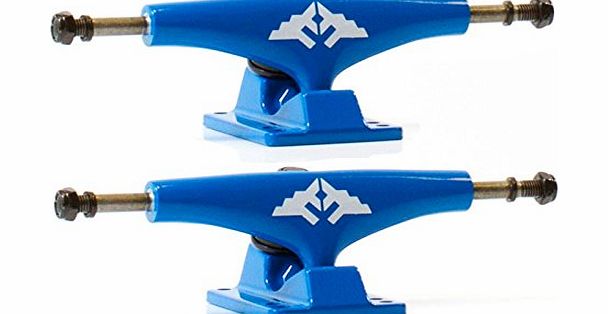 Fracture Low 5.0 Skateboard Trucks - Blue
