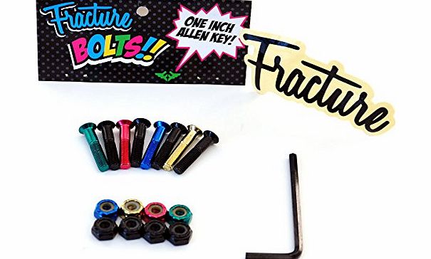 Fracture Skateboards Fracture 1`` Coloured Anodised Skateboard Allen Bolts