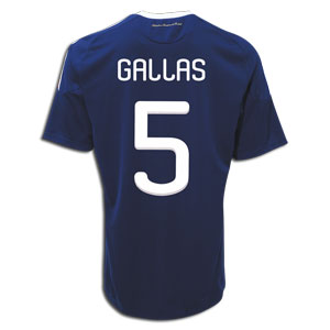 France Adidas 2010-11 France World Cup home (Gallas 5)