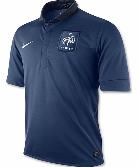 Nike 2011-12 France Nike Home Football Shirt