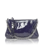 Pixie - Evening Patent Leather Clutch w/ Chain