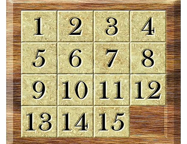 Frank Android Software 15 Puzzle Wooden Free