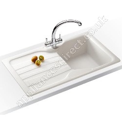 Calypso Single Bowl Sink with Reversible Drainer