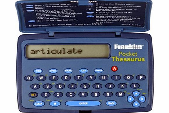 Franklin Electronics Franklin TPQ-108 Pocket Thesaurus