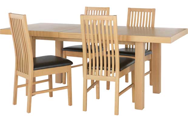 oak dining room sets