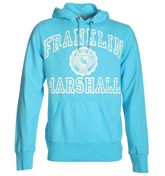 Franklin and Marshall Crystal Blue Hooded