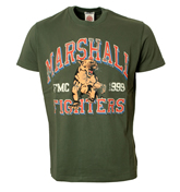 Franklin and Marshall Oil Green T-Shirt