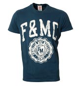 Franklin and Marshall Sea Blue T-Shirt