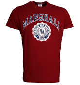 Franklin and Marshall Wine Red T-Shirt