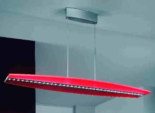 Franklite Crest LED suspended ceiling light.