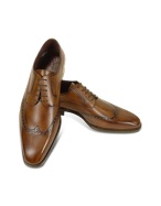 Handmade Brown Wingtip Oxford Shoes