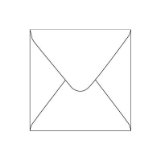 Envelopes Square White 40 Pack