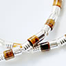 Tigers Eye and Silver Beaded Necklace