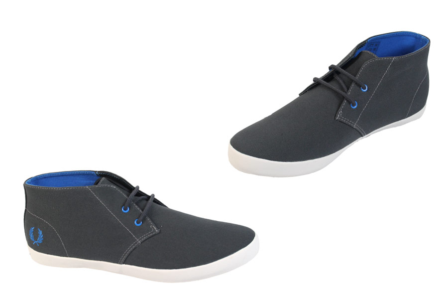 Fred Perry - Byron Mid Canvas - Charcoal /