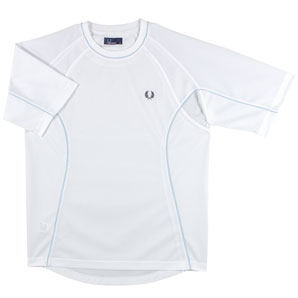 Fred Perry Active Crew Neck T-Shirt- White- Extra Large