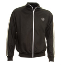 Black Full Zip Tracksuit Top