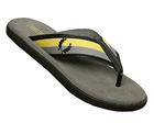 Fred Perry Black/Yellow/Grey Seymour Sandals
