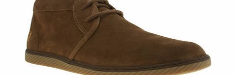 Fred Perry Brown Claxton Mid Trainers