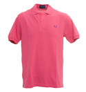 Bubblegum Pink Pique Polo Shirt