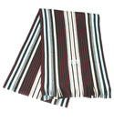 Coloured Striped Tassle Scarf
