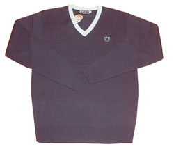 Fred Perry Contrast trim school jumper Navy