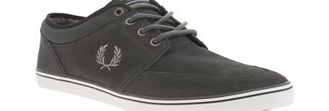 Fred Perry Dark Grey Stratford Trainers