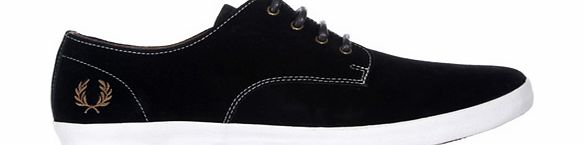 Fred Perry Foxx Black Suede Trainers