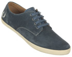 Fred Perry Foxx Navy Suede Trainers