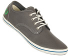Fred Perry Foxx Twill Grey Canvas Trainers
