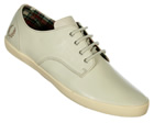 Fred Perry Foxx Twill Grey Leather Trainers