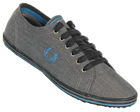 Fred Perry Kingston Grey Chambray Plimsole
