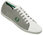Fred Perry Kingston Grey/White Jersey Trainers