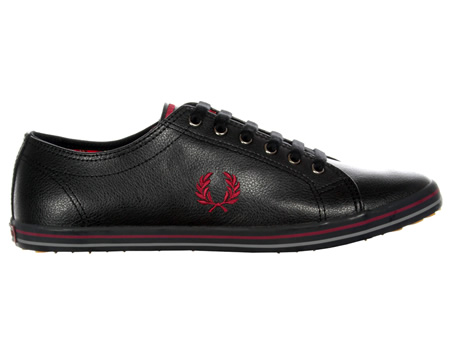 Fred Perry Kingston Leather Black Trainers