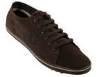 Fred Perry Kingston Twill Tipped Brown Canvas