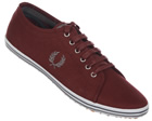 Fred Perry Kingston Twill Tipped Port Canvas