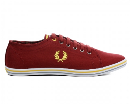 Fred Perry Kingston Twill Tipped Red Canvas