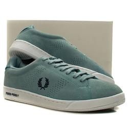 Fred Perry Male Classic T/Shoe Suede Upper Fashion Trainers in Pale Blue
