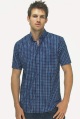 FRED PERRY mens short-sleeved check shirt