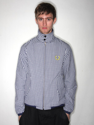 Fred Perry and Peter Jensen Gingham Harrington Jacket